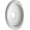 Ekena Millwork Traditional PVC Medallion (Canopies up to 13 1/2"), 22"OD x 3 1/2"ID x 1 1/2"P, Metallic Mist CMP22TREPE - alternate 4